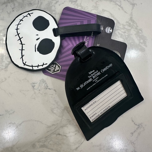 Set of The Nightmare before Christmas bag tags. - Picture 2 of 2